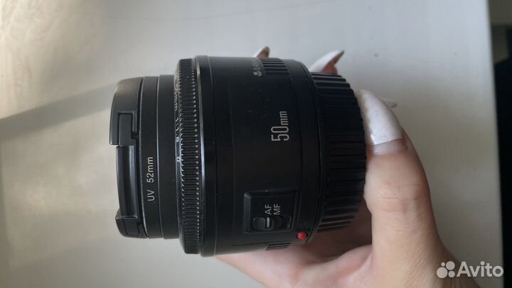 Объектив canon 50mm yongnuo