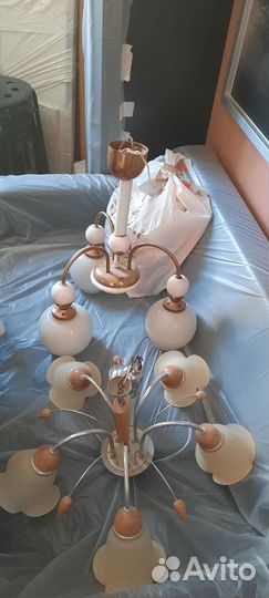 Бронза люстра СССР