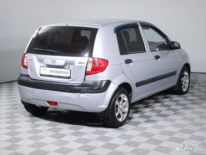 Hyundai Getz 1.4 МТ, 2007, 82 520 км