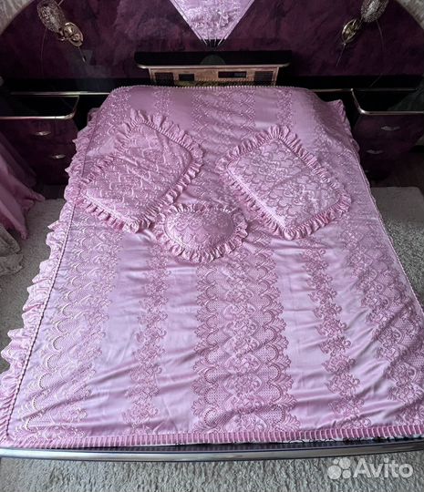 Комплект шторы и покрывало