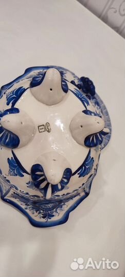 Супница гжель