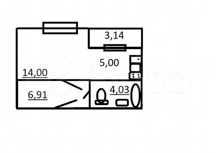 Квартира-студия, 29,9 м², 6/18 эт.