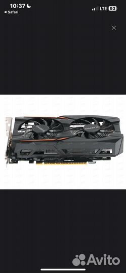 Видеокарта gtx 1050 ti 4gb gigabyte