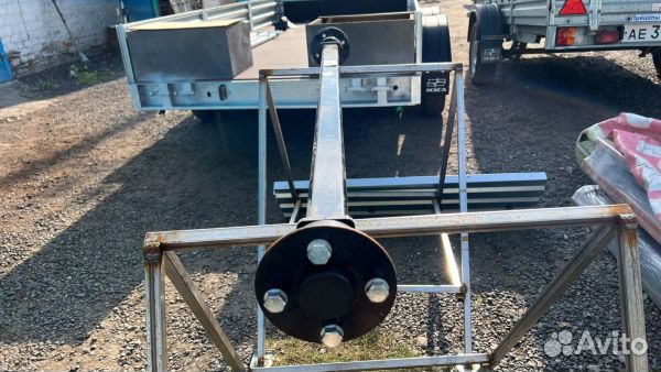 Ось для прицепа рессорная 750 кг мзса 817700.002