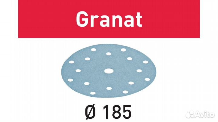 Шлифмат Festool Granat P 60, STF D185/1