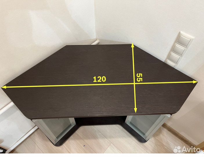 Угловой стол, тв тумба
