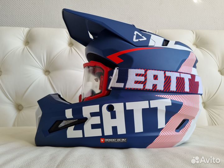 Очки + Шлем Leatt Moto 3.5 Неlmеt Rоуаl Эндуро