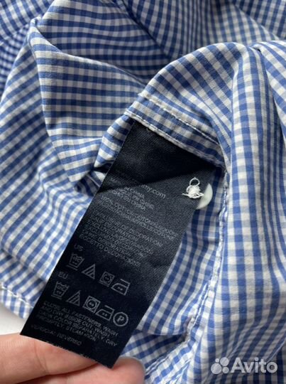 Рубашка Tommy Hifiger Denim SS Plaid Shirt