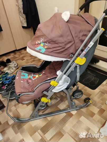 Санки коляска ника