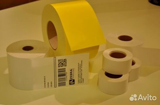 Этикетки Linerless без подложки 58мм х 65м