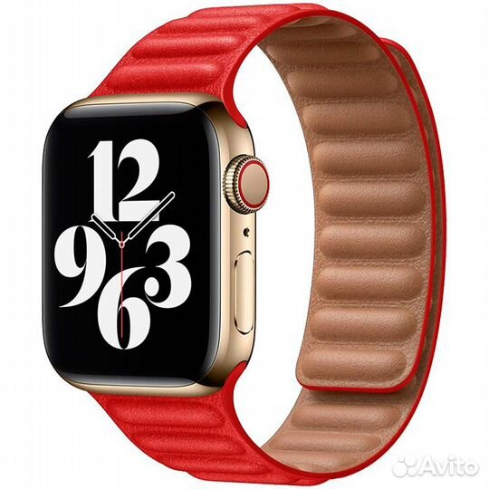 Браслет магнитный 38/40/41 Apple Watch красный