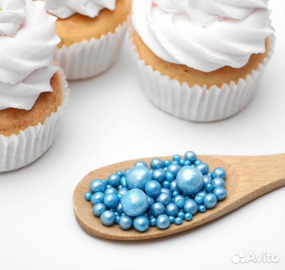 Кондитерская посыпка воздушный дутый рис (шарики)