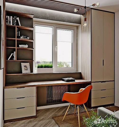 Школьный стол у окна для двоих. Замер