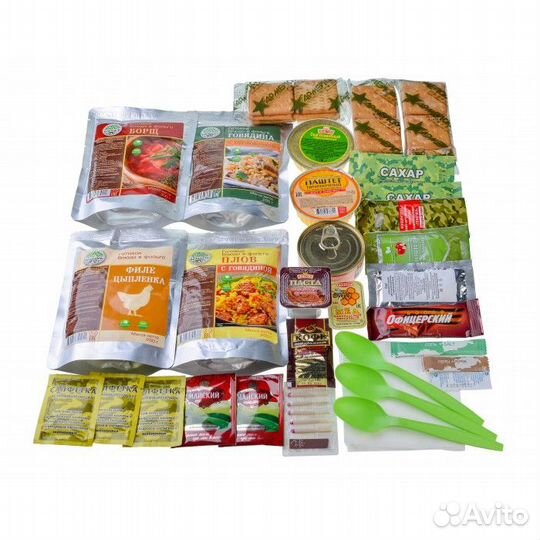 Сухой Паёк «набор рыбака» Армейские Будни су