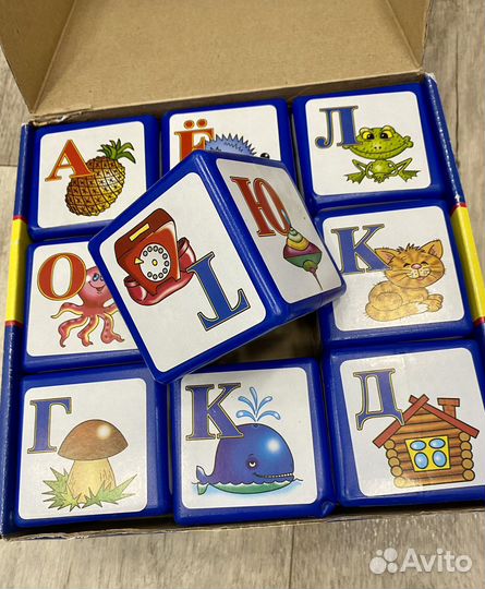 Кубики алфавит