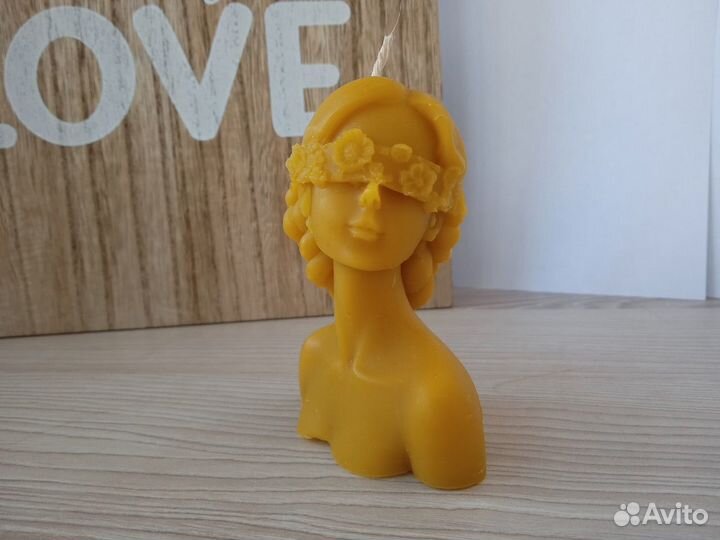 Свечи ручной работы, подарок, для интерьера