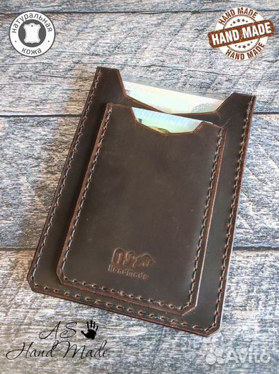 Обложка для автодокументов натуральная кожа