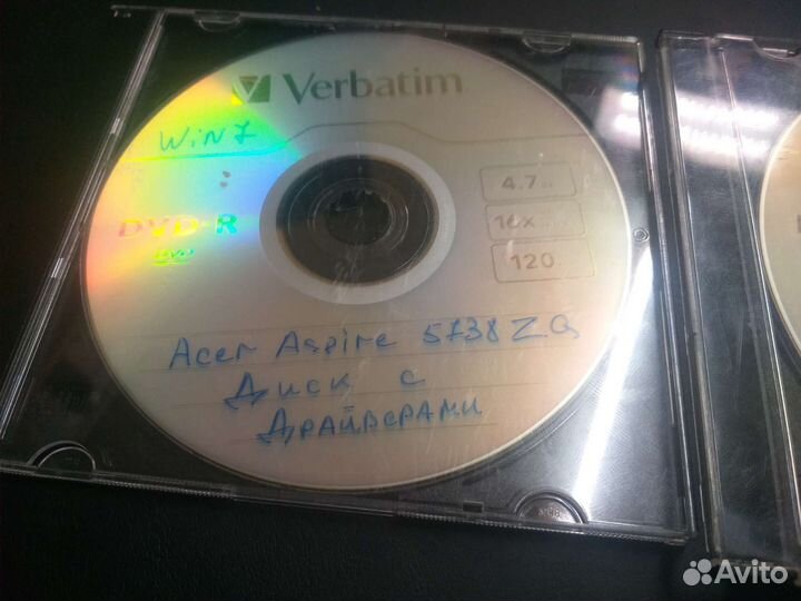 DVD диски восстановления Acer Aspire 5738