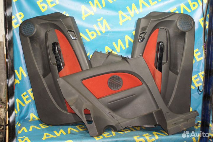 Обшивка двери Opel Corsa D