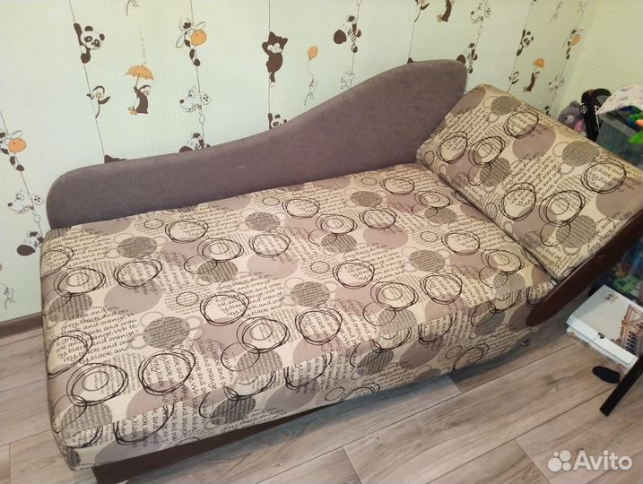 Детская кровать диван с мягкими бортиками