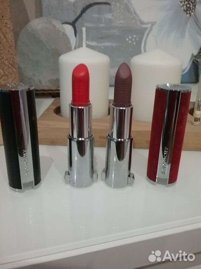 Помады /блески /тени dior, givenchy, clarins