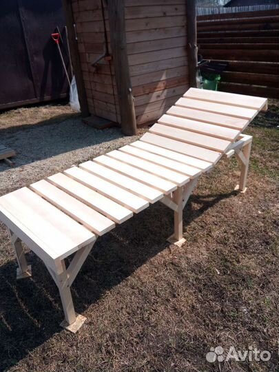 Шезлонг для дачи