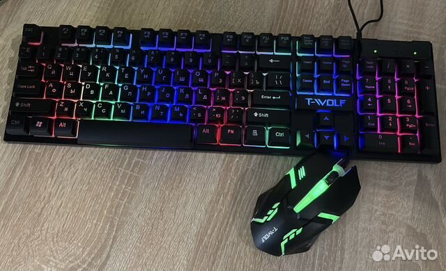Набор проводной T-wolf TF200 (клавиатура + мышь)
