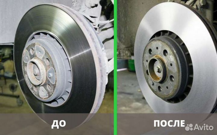 Проточка тормозных дисков без снятия с автомобиля