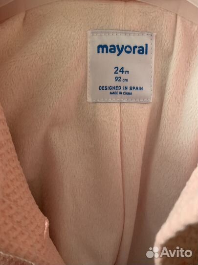 Пальто Mayoral 92