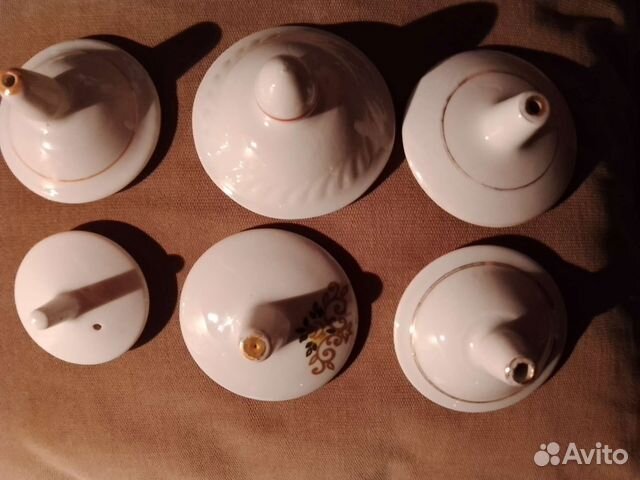 Фарфоровые Крышки для заварочн чайников и сахарниц