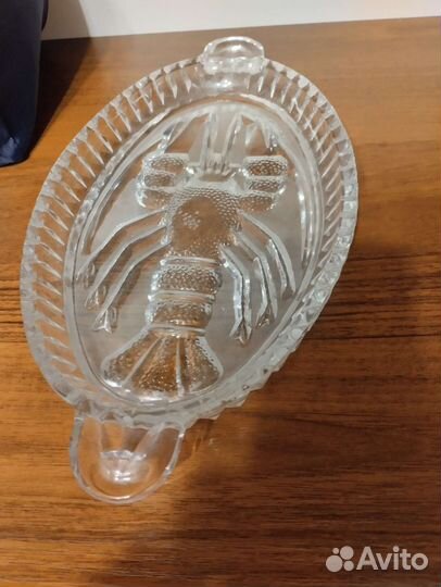 Блюдо хрустальное СССР