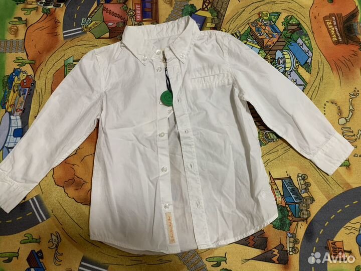 Новый белый комплект для мальчика