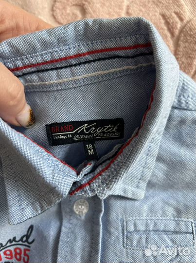 Рубашки для мальчика 18м
