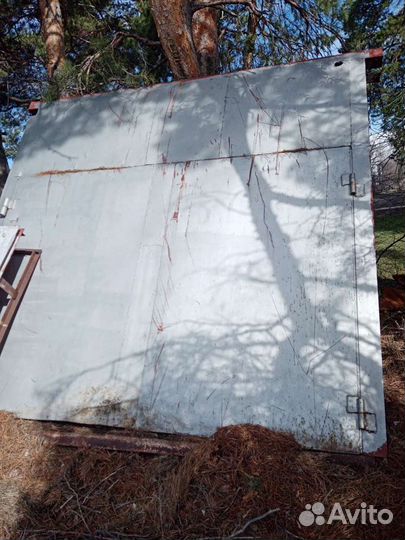 Ворота гаражные металлические бу