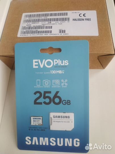 Карта памяти micro sd 256 samsung