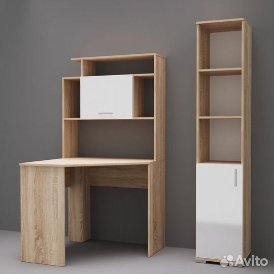 Стол угловой пкс-8 (стеллаж и пенал)