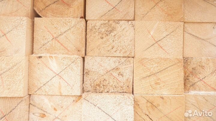 Брус сухой строганный сорт 1 2 140х140х6000