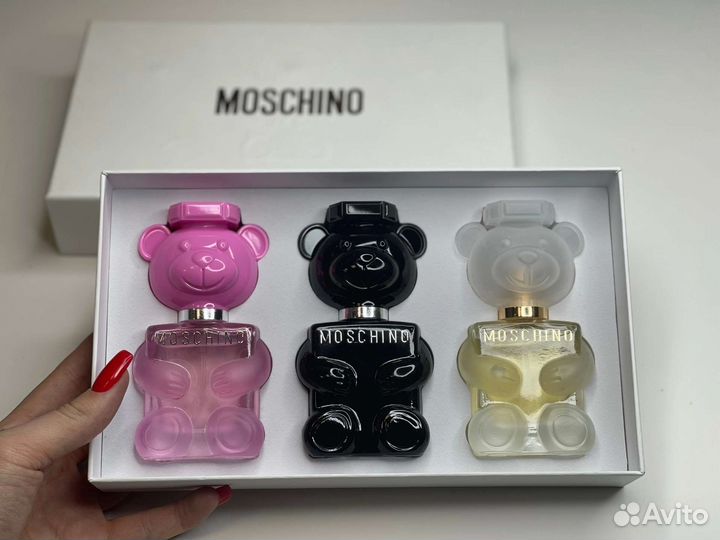 набор духов moschino toy из 3. Moschino toy 2 30 ml. москино набор мишки. подарочный набор collection discovery. Moschino toy 3х30 ml.