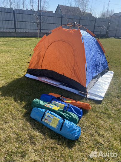 Палатка туристическая 2-3 местная 2*1.5 м