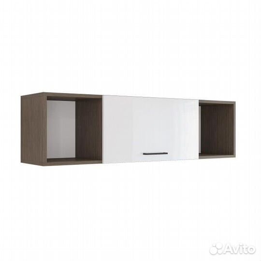 Полка Ненси 1200 Венге\Белый