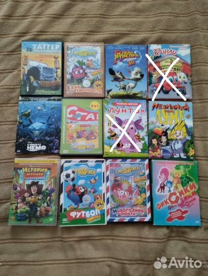 Популярные мультики на DVD