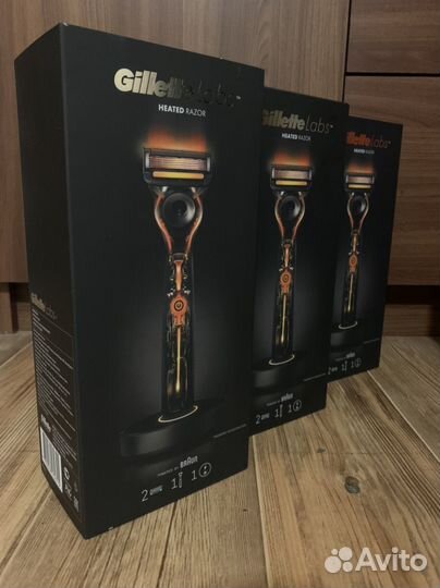 Gillette labs heated razor новые