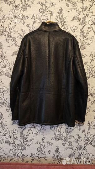 Кожаная дубленка мужская