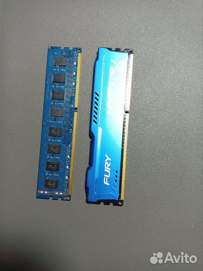 Озу DDR3 4g 2 шт