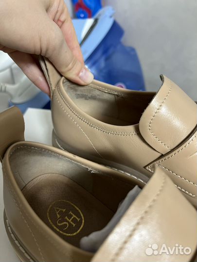 Лоферы женские 36 размер кожаные Ash