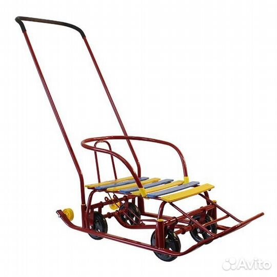 Детские санки на колесах