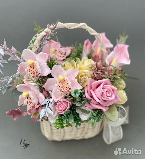 Букет из мыла ручной работы