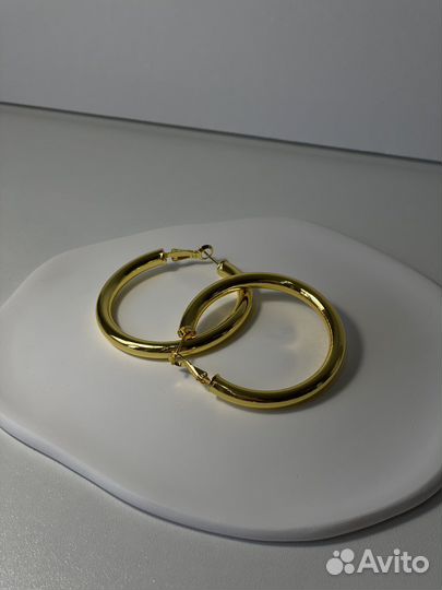 Серьги кольца