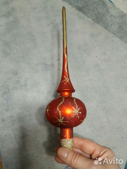 Ёлка белая 120 см +Шпиль для ёлки