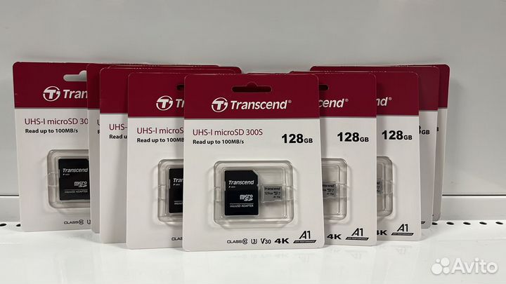 Карта памяти Transcend 300S microsdxc 128 гб